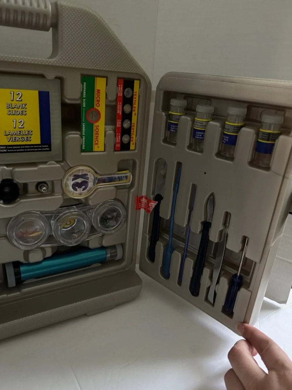 Micro-Science Complete Microscope Set 
Kids Science Kit Case Educational STEM - Picture 5 of 12